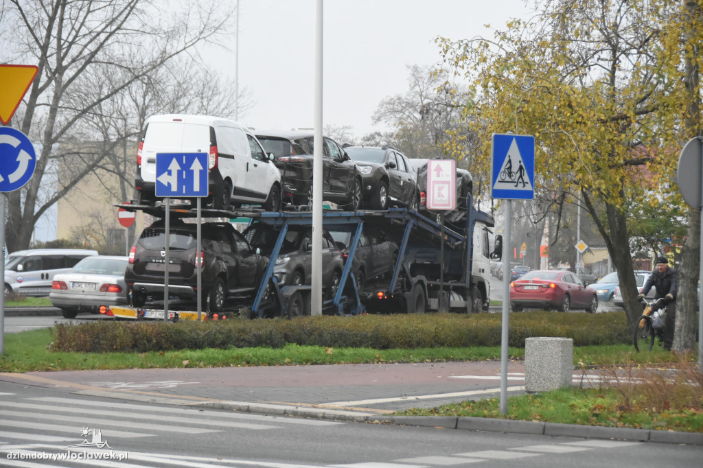 Kompletnie zakorkowana aleja Chopina