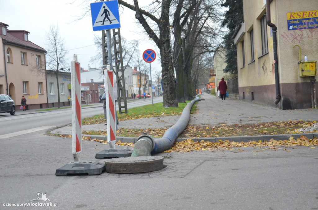 Roboty kanalizacyjne na ul. Kaliskiej
