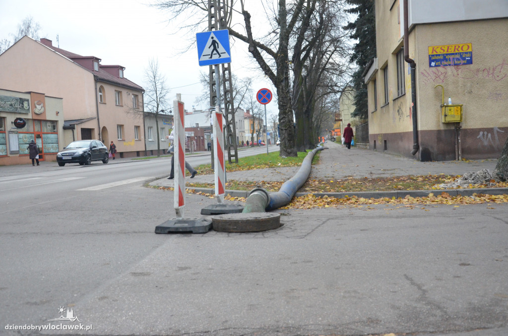 Roboty kanalizacyjne na ul. Kaliskiej