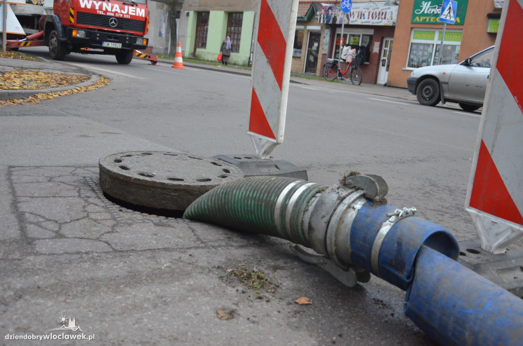 Roboty kanalizacyjne na ul. Kaliskiej