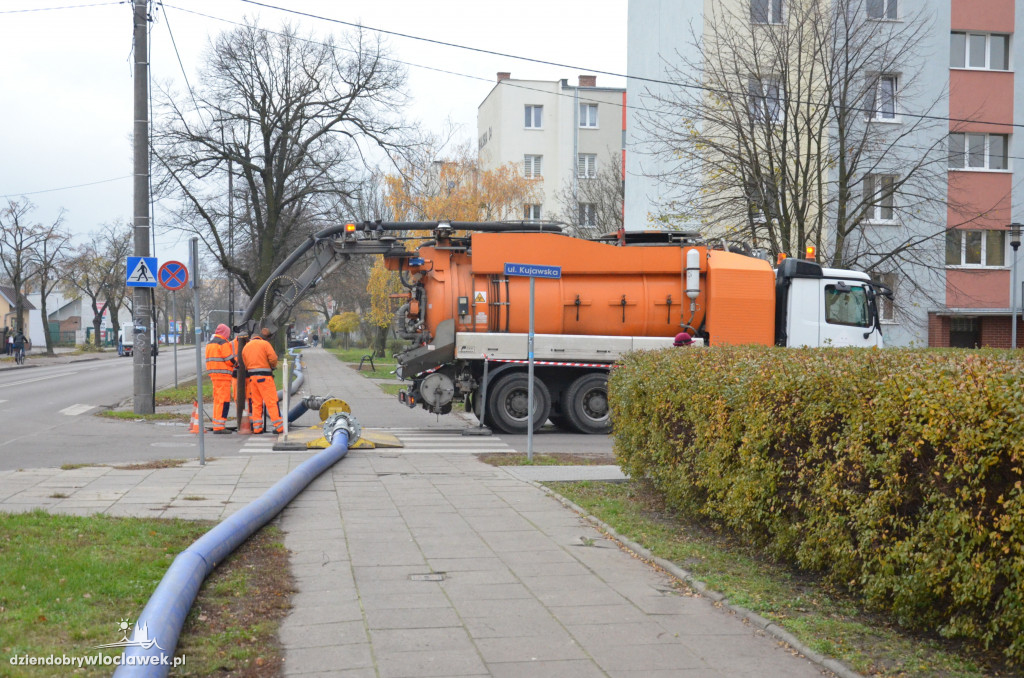 Roboty kanalizacyjne na ul. Kaliskiej