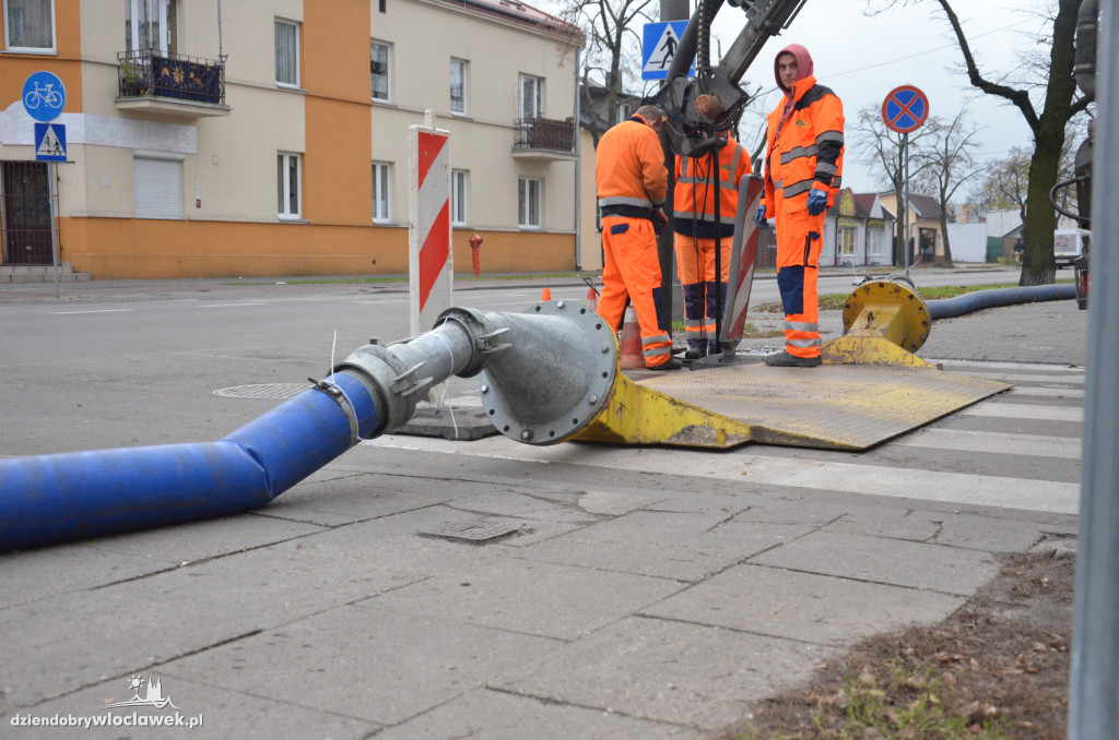 Roboty kanalizacyjne na ul. Kaliskiej