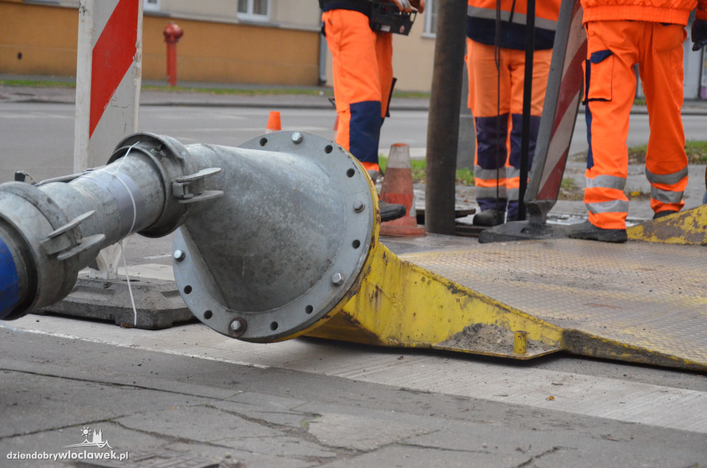 Roboty kanalizacyjne na ul. Kaliskiej