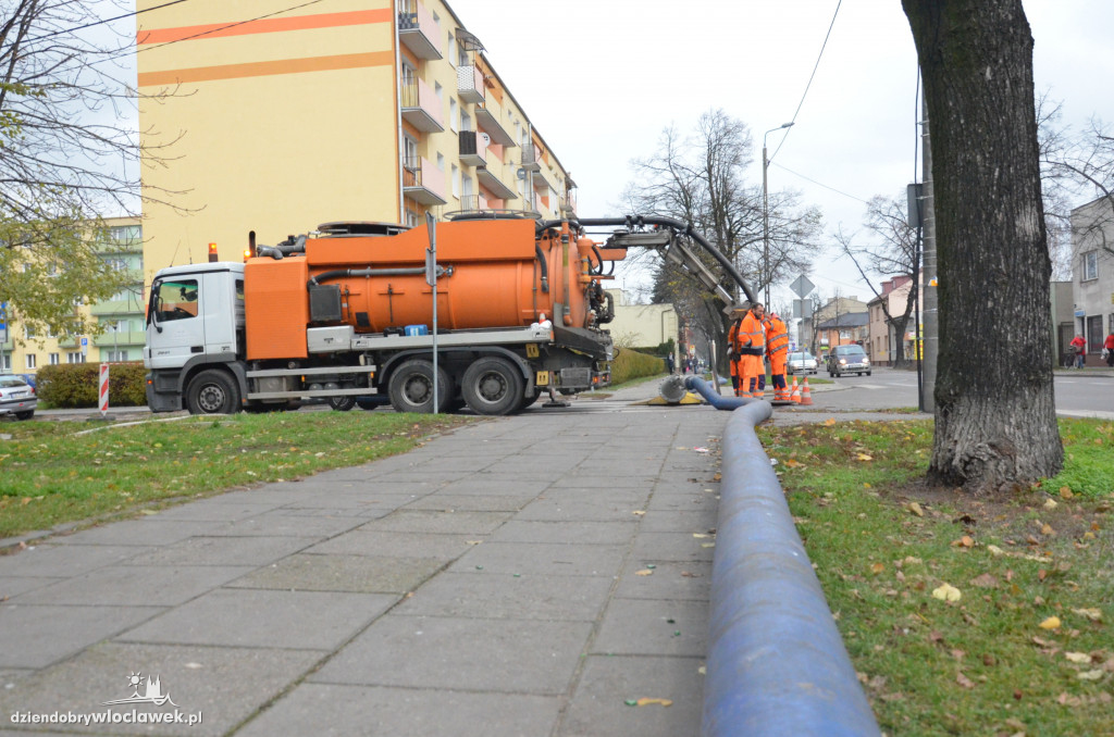 Roboty kanalizacyjne na ul. Kaliskiej