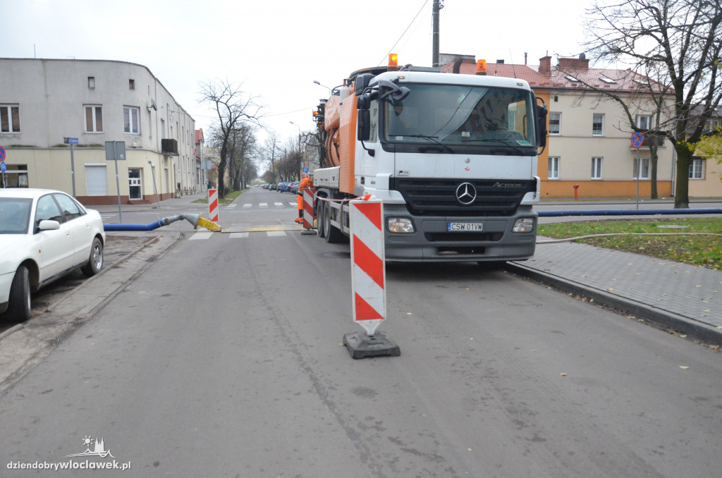 Roboty kanalizacyjne na ul. Kaliskiej
