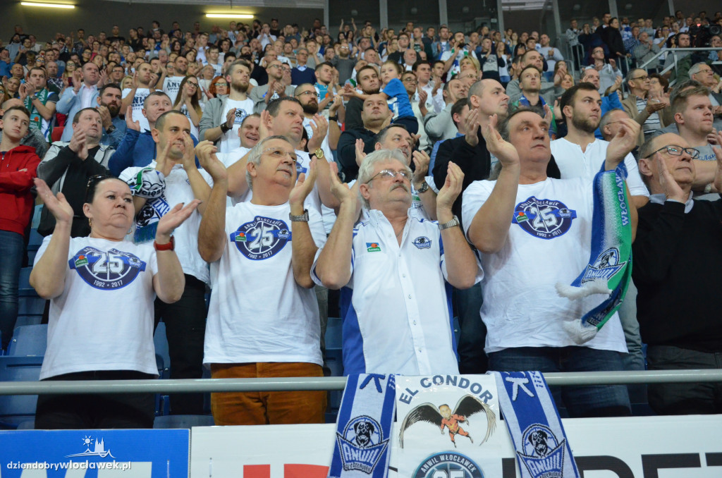 Kibice podczas meczu Anwil - Stal