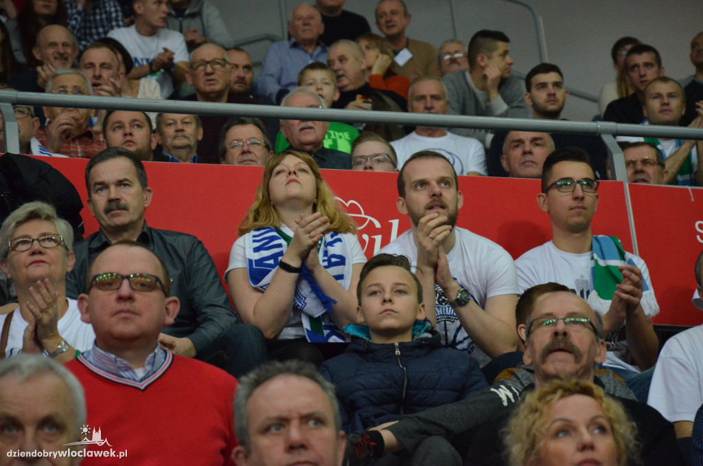 Kibice podczas meczu Anwil - Stal