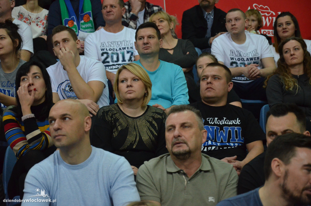 Kibice podczas meczu Anwil - Stal