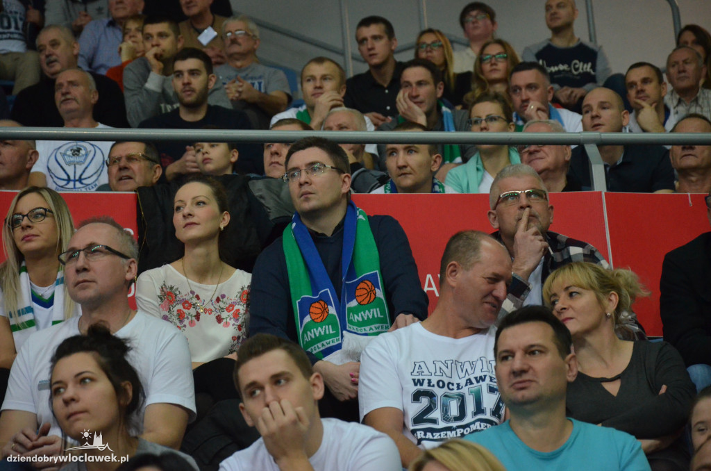 Kibice podczas meczu Anwil - Stal