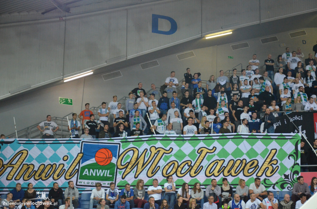Kibice podczas meczu Anwil - Stal