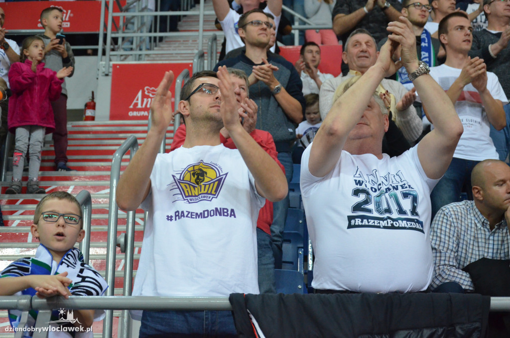 Kibice podczas meczu Anwil - Stal