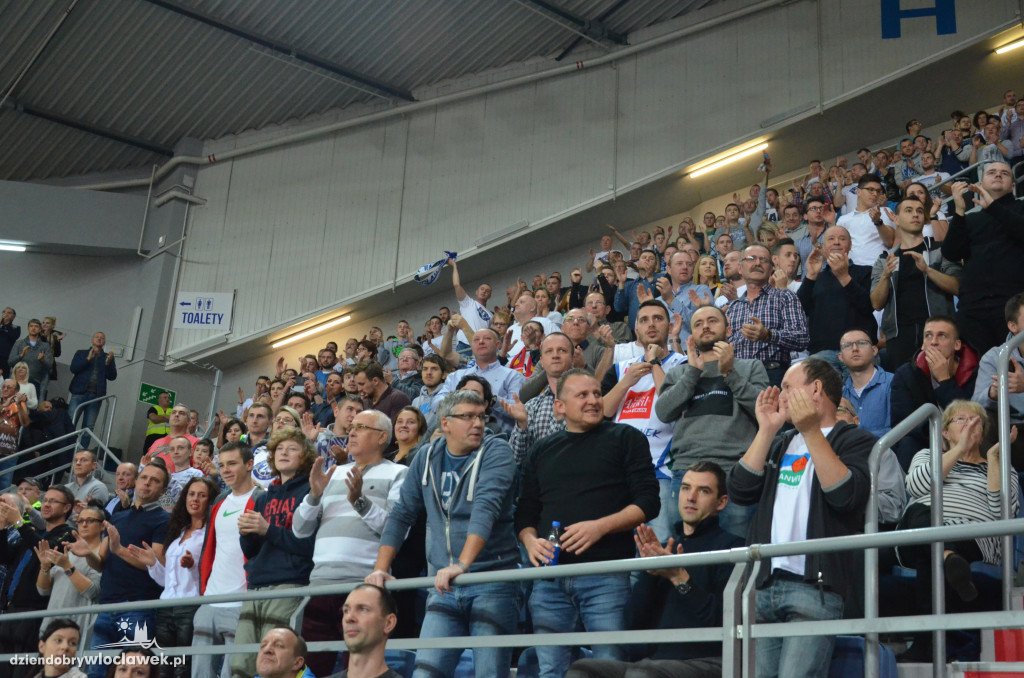Kibice podczas meczu Anwil - Stal