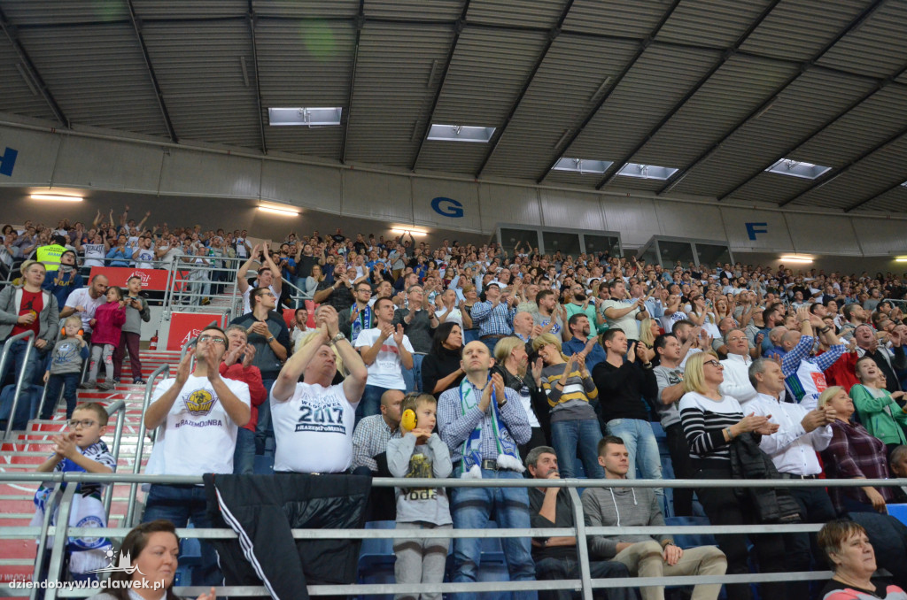 Kibice podczas meczu Anwil - Stal