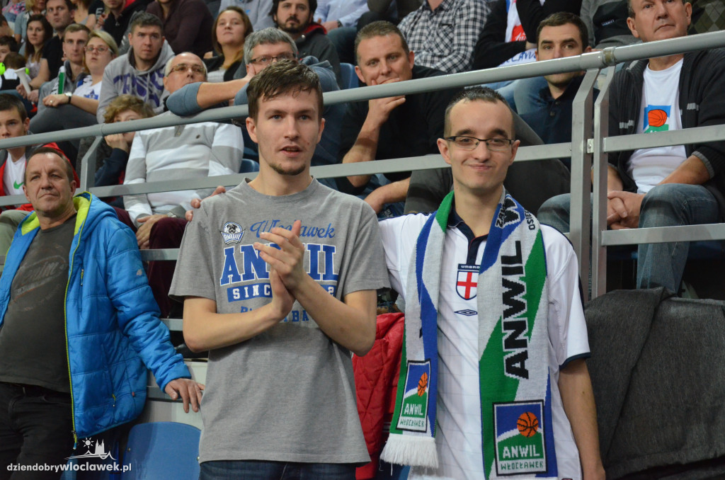 Kibice podczas meczu Anwil - Stal
