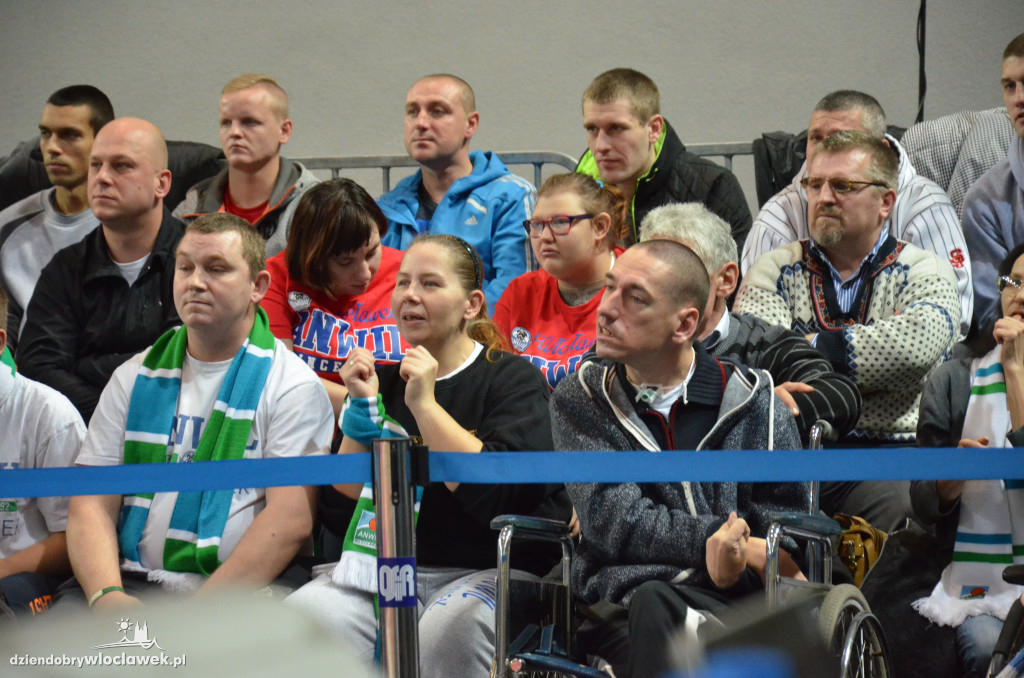 Kibice podczas meczu Anwil - Stal