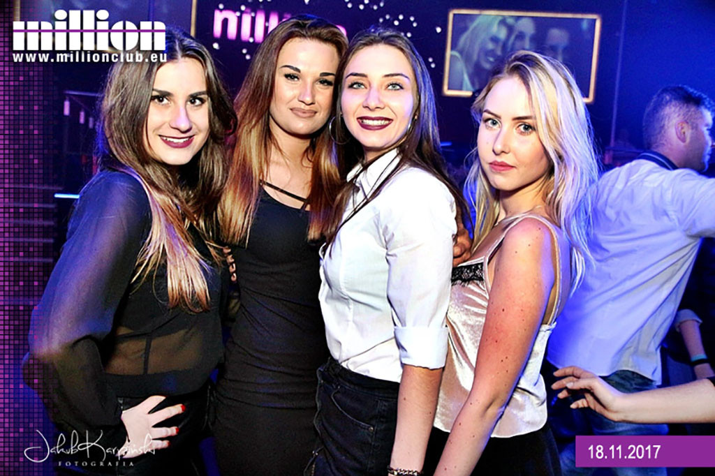 Gorąca sobotnia noc w klubie Million