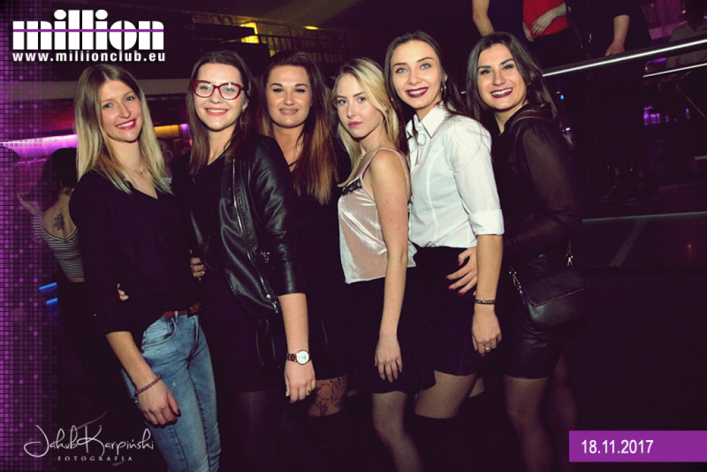 Gorąca sobotnia noc w klubie Million