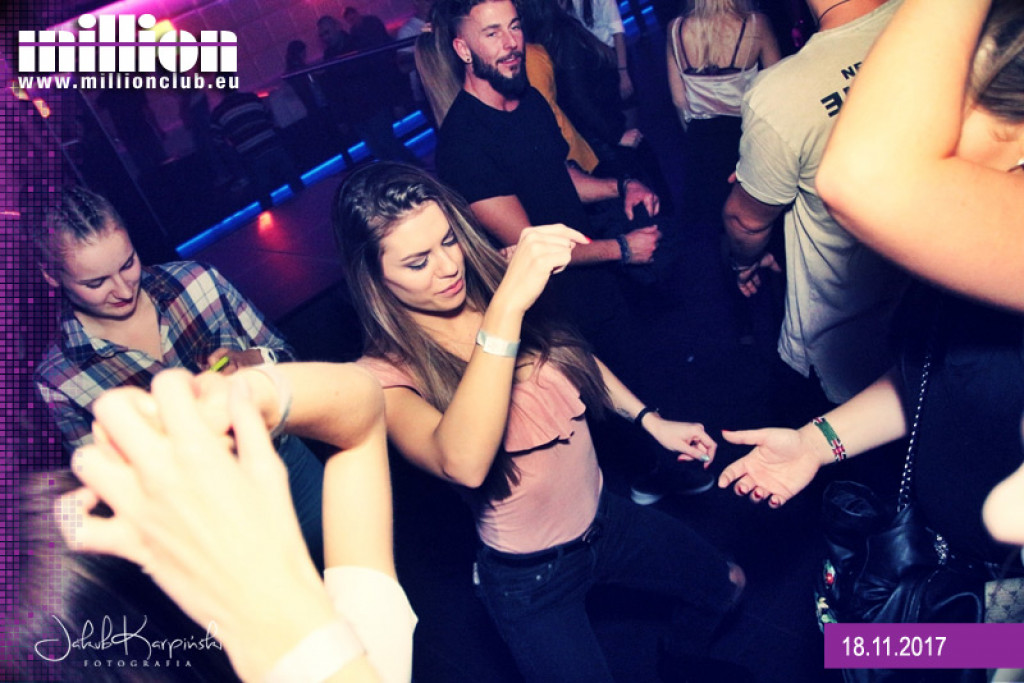 Gorąca sobotnia noc w klubie Million