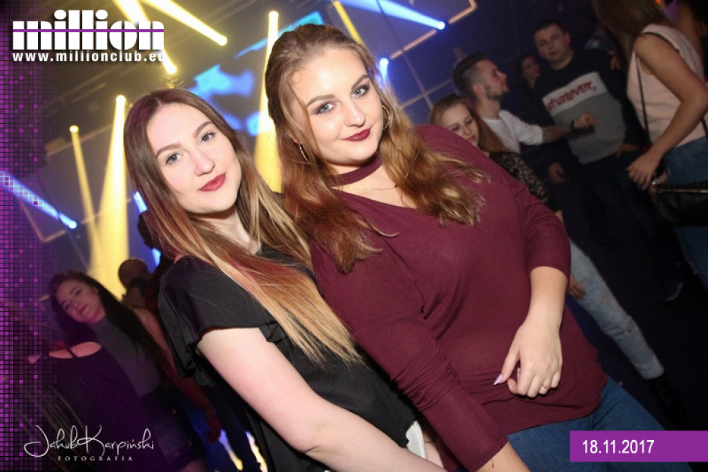 Gorąca sobotnia noc w klubie Million