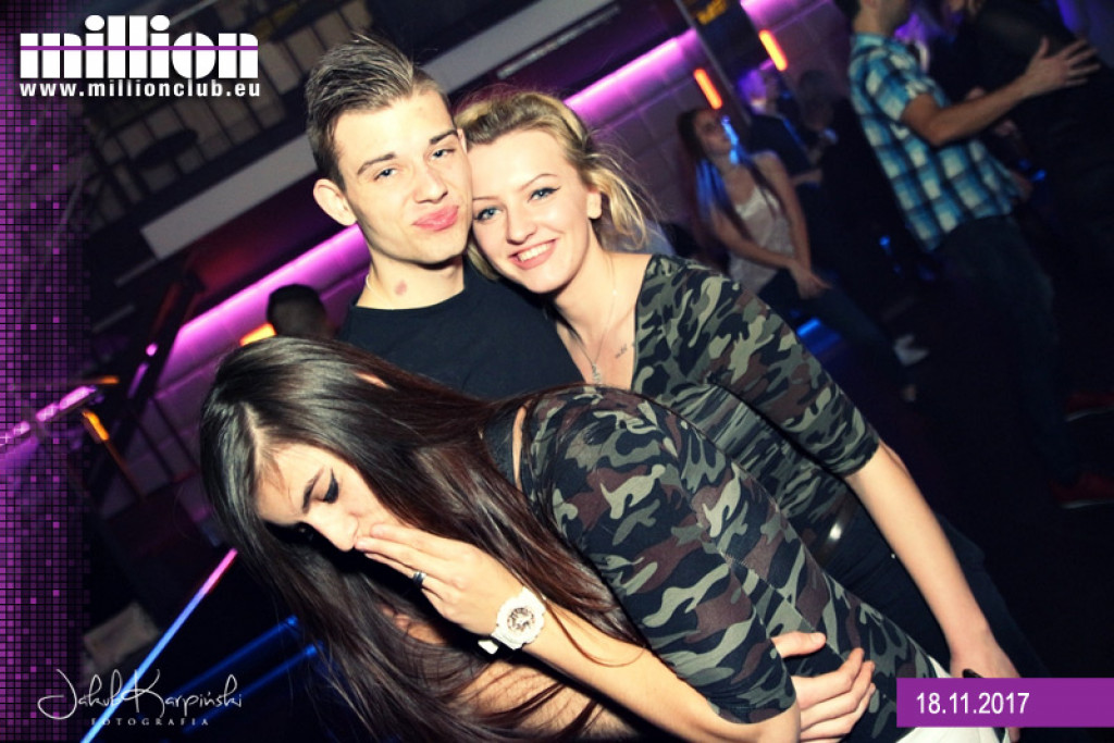 Gorąca sobotnia noc w klubie Million