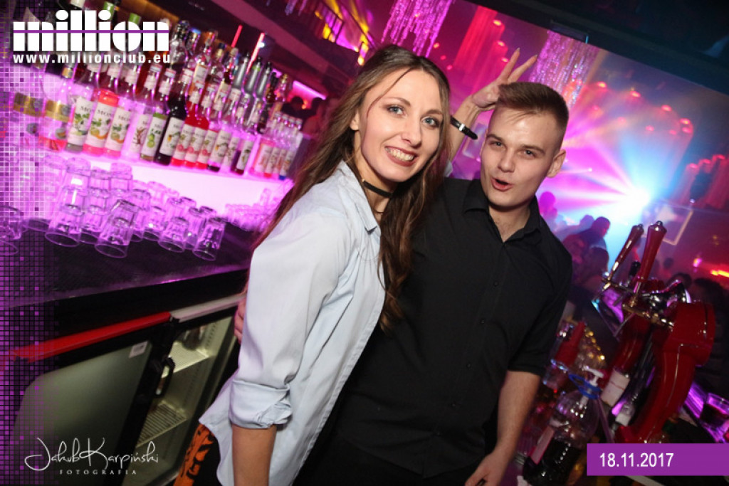 Gorąca sobotnia noc w klubie Million