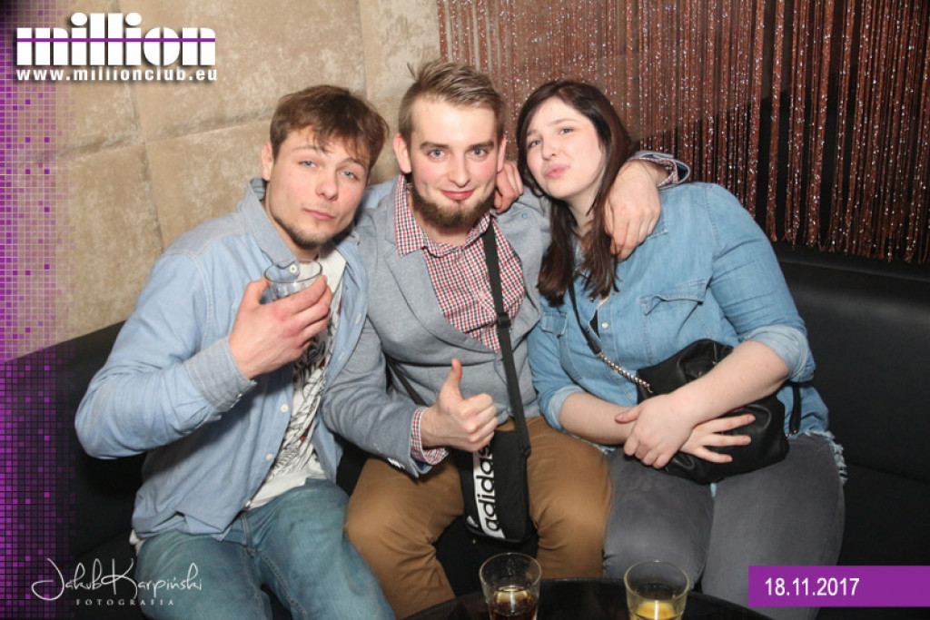Gorąca sobotnia noc w klubie Million