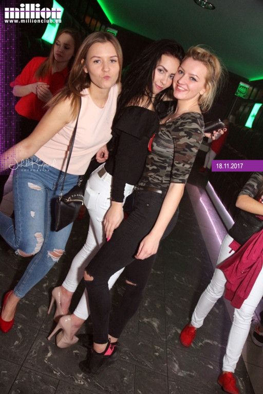 Gorąca sobotnia noc w klubie Million