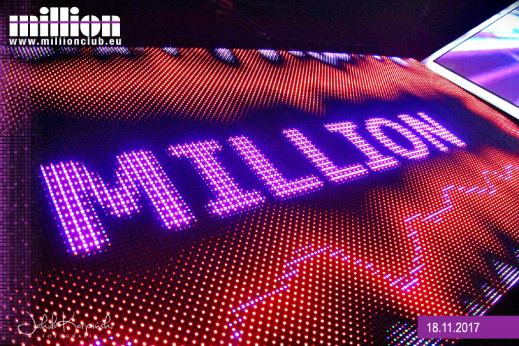 Gorąca sobotnia noc w klubie Million