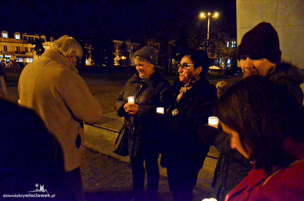 Protest na placu Wolności