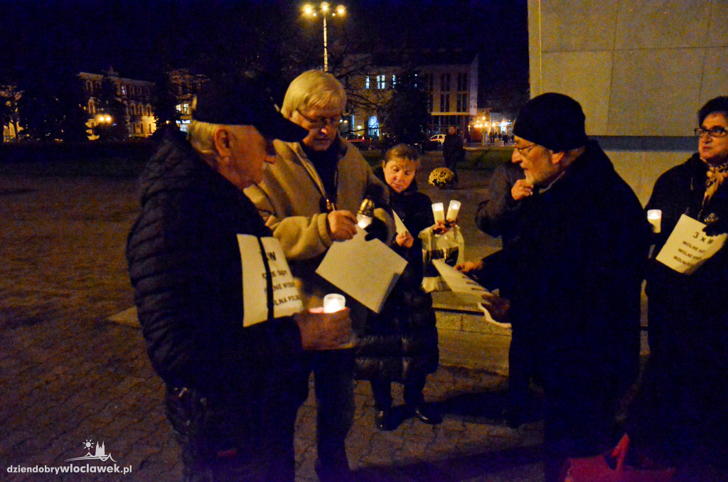Protest na placu Wolności