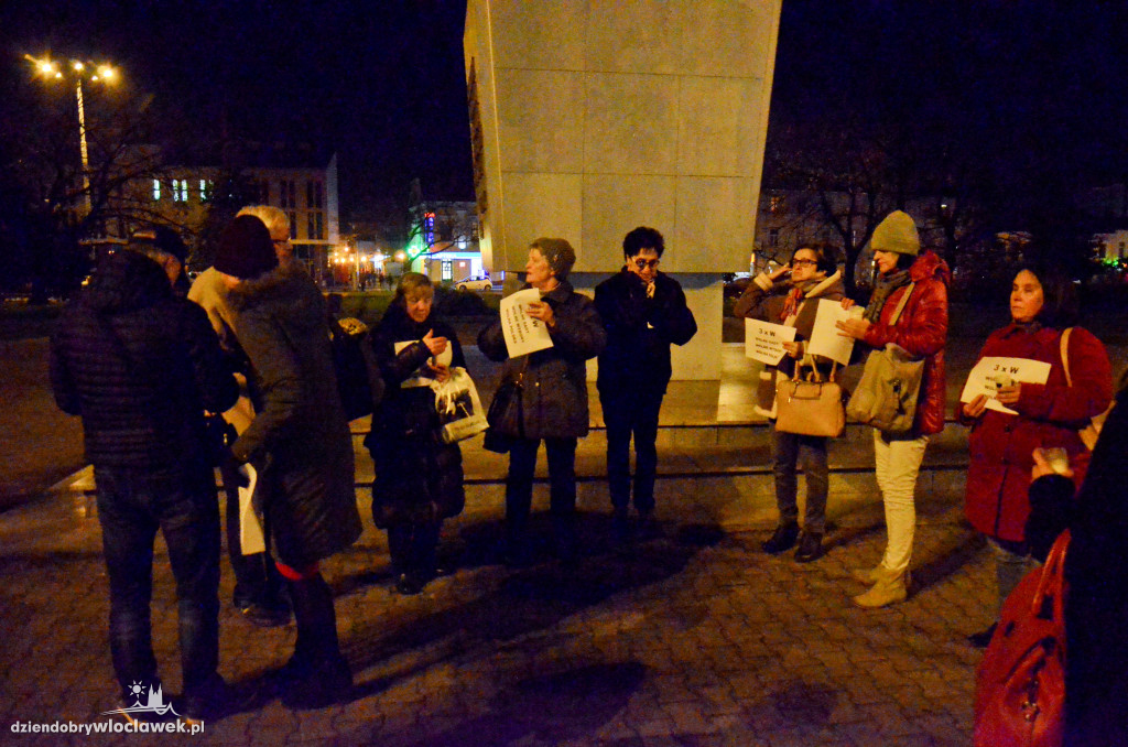 Protest na placu Wolności