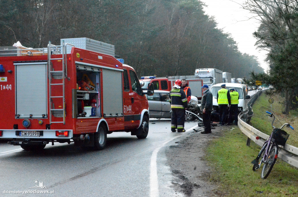 Groźny wypadek na krajowej 62