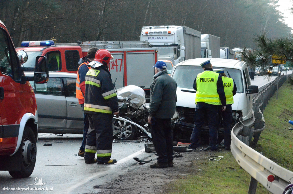 Groźny wypadek na krajowej 62