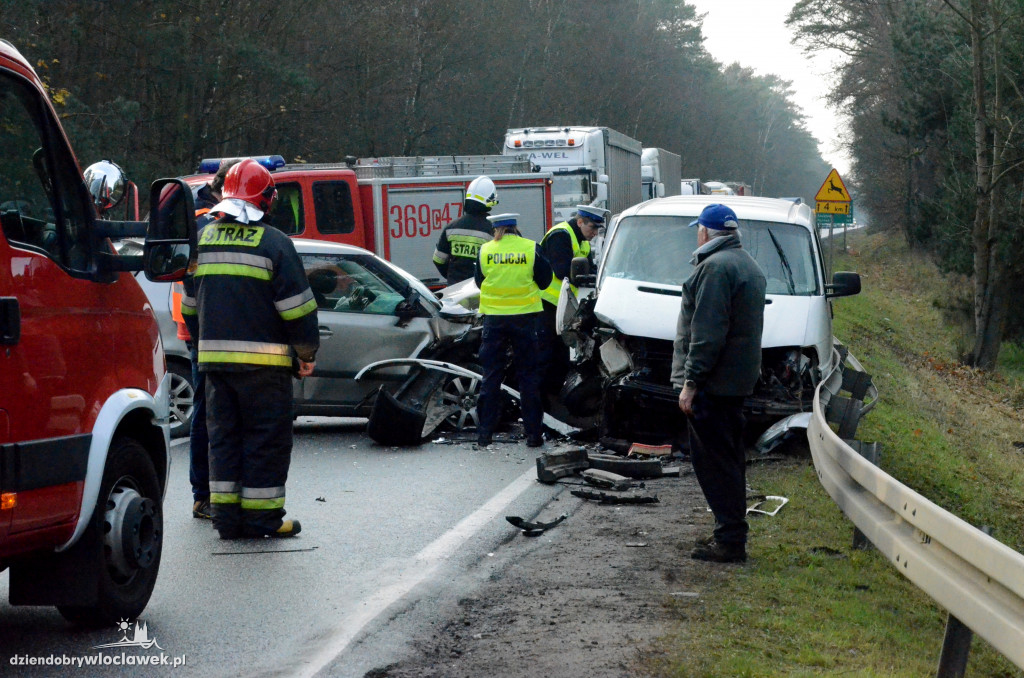 Groźny wypadek na krajowej 62