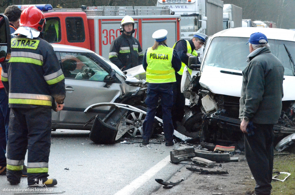Groźny wypadek na krajowej 62