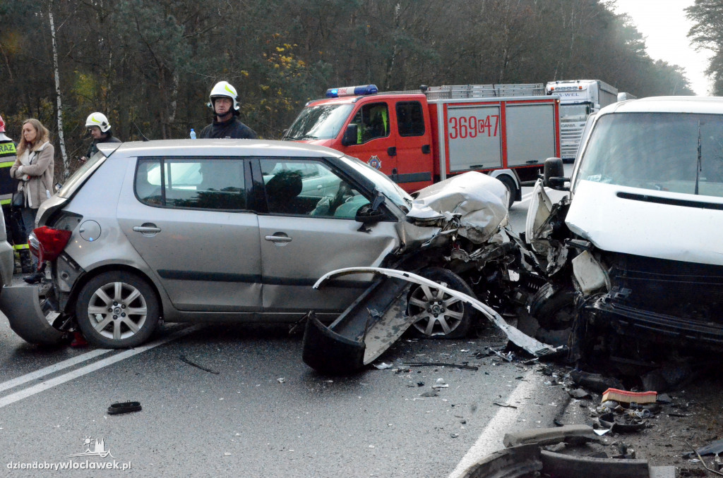 Groźny wypadek na krajowej 62