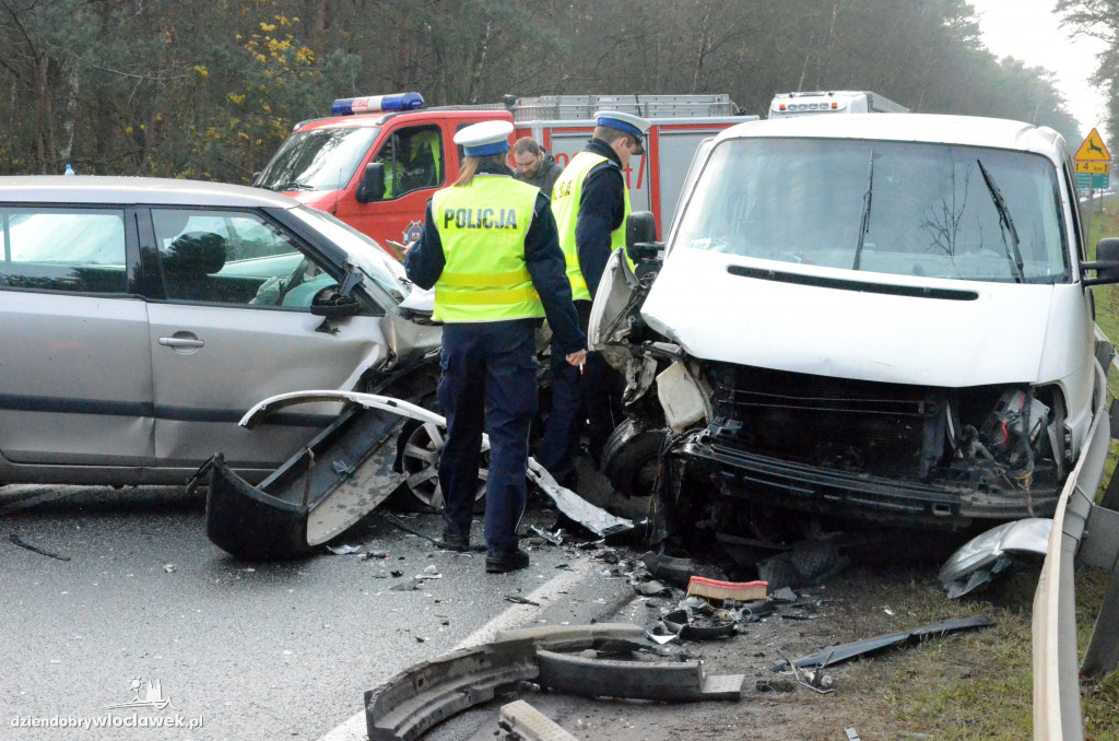Groźny wypadek na krajowej 62
