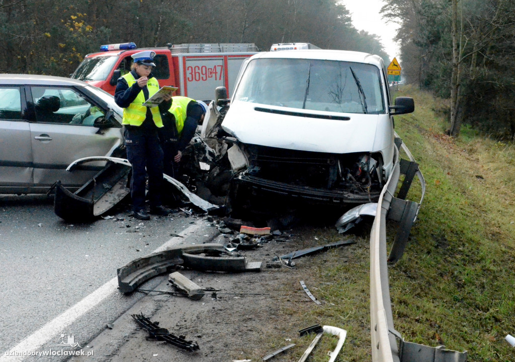 Groźny wypadek na krajowej 62