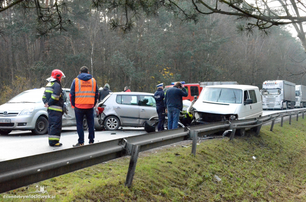 Groźny wypadek na krajowej 62