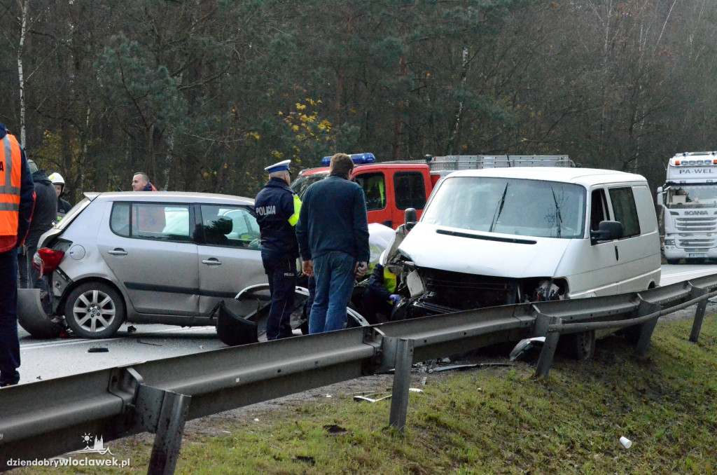 Groźny wypadek na krajowej 62