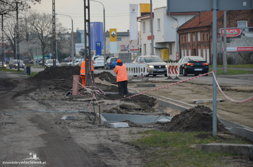 Roboty na ul. Polnej na ukończeniu