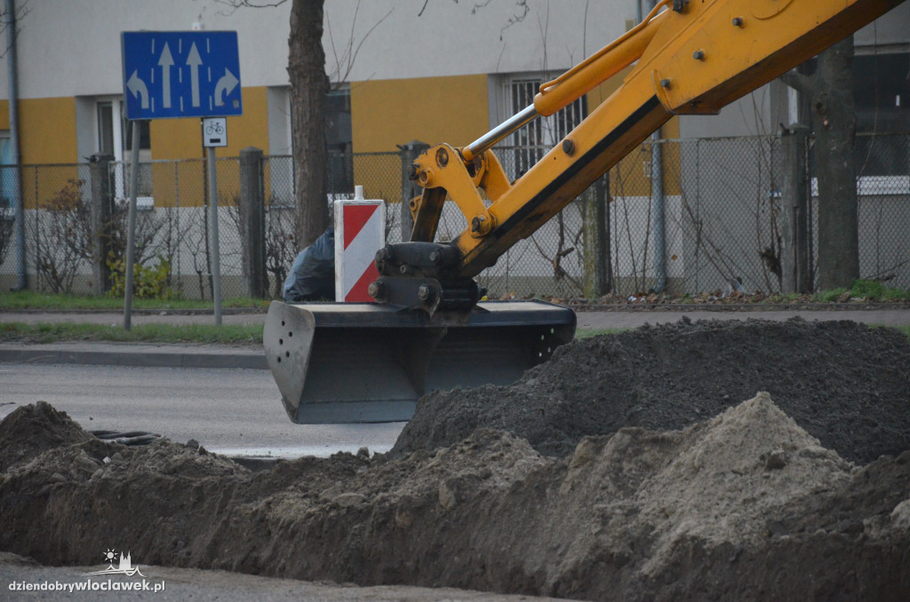 Remont skrzyżowania na al. Chopina