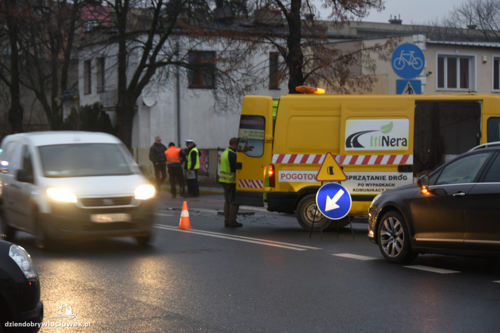 Zderzenie dwóch aut na ul. Kaliskiej