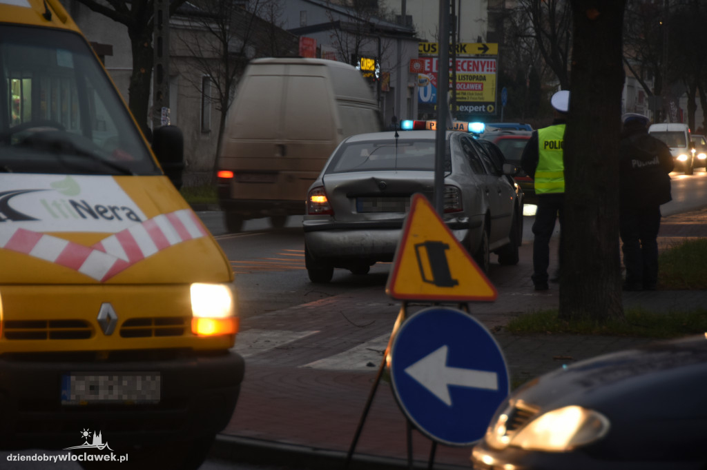 Zderzenie dwóch aut na ul. Kaliskiej