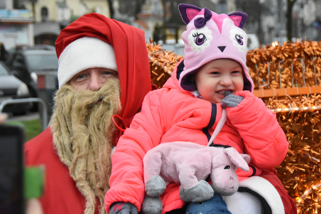 Spotkanie ze Św. Mikołajem na pl. Wolności