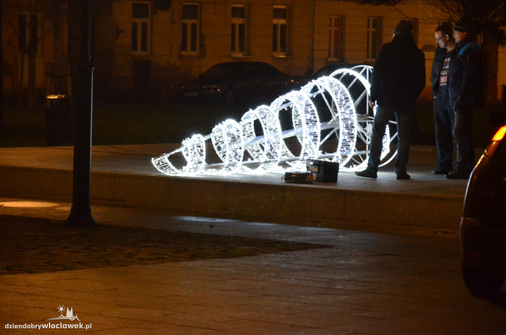Stary Rynek udekorowany na święta
