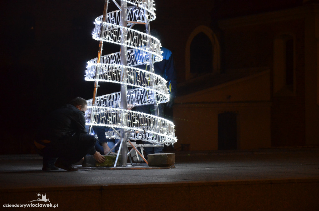 Stary Rynek udekorowany na święta