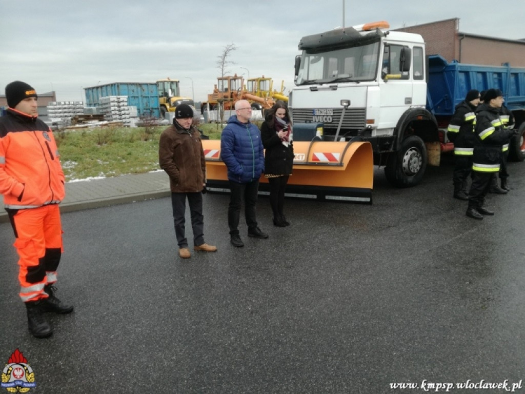 Ćwiczenia strażaków na autostradzie A1