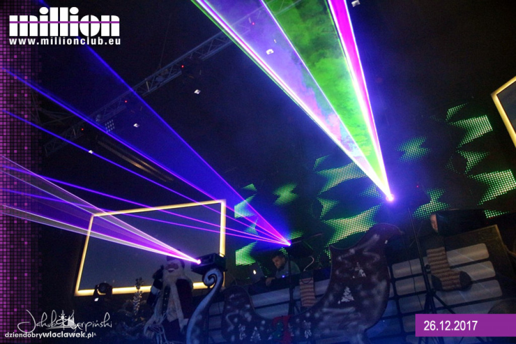 Laser Show w Millionie