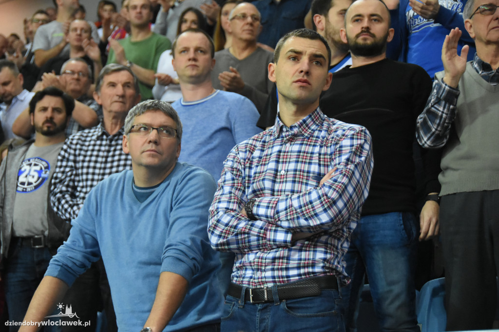 Kibice Anwilu na meczu z Treflem Sopot